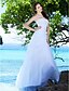cheap Wedding Dresses-Hall Wedding Dresses A-Line Sweetheart Strapless Sleeveless Court Train Organza Bridal Gowns With 2024
