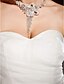 olcso Menyasszonyi ruhák-Karcsúsított Szív-alakú Udvari uszály Organza / Szatén Made-to-measure esküvői ruhák val vel által