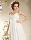 cheap The Wedding Store-Beach Wedding Dresses Sheath / Column Camisole V Neck Spaghetti Strap Floor Length Chiffon Bridal Gowns With Beading Draping 2023 Summer Wedding Party, Women&#039;s Clothing