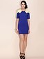 cheap Women&#039;s Dresses-Black Dress - Short Sleeve Summer Black Blue