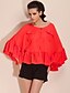 cheap Women&#039;s Tops-TS Bat Sleeve Ruffle Finish Blouse Shirt (More Colors)