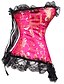 baratos Lingerie de Moda-brocado frente corset fechamento busto com desossa (mais cores) shaper lingerie sexy