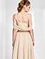 cheap Special Occasion Dresses-Sheath / Column Elegant Dress Formal Evening Military Ball Floor Length Short Sleeve One Shoulder Chiffon with Ruched Draping Side Draping 2024