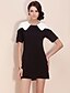 cheap Women&#039;s Dresses-Black Dress - Short Sleeve Summer Black Blue