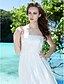 cheap Wedding Dresses-Sheath / Column Strapless Sweep / Brush Train Lace Made-To-Measure Wedding Dresses with by