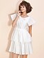 cheap TS Clearance-Vintage Dress Summer Cotton White