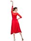 preiswerte Kleidung für lateinamerikanische Tänze-Latein-Tanz Kleider Damen Training Polyester / Tüll Langarm / Latintanz / Ballsaal