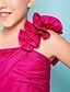 cheap Junior Bridesmaid Dresses-Princess Knee Length One Shoulder Taffeta Fall Junior Bridesmaid Dresses&amp;Gowns With Criss Cross Kids Wedding Guest Dress 4-16 Year