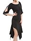 cheap Latin Dancewear-Latin Dance Outfits Women&#039;s Training Polyester Half Sleeve Natural / Ballroom