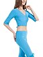 cheap Belly Dancewear-Belly Dance Outfits Women&#039;s Training Crystal Cotton Half Sleeves Dropped