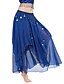 cheap Belly Dancewear-Belly Dance Skirt Coin Women&#039;s Performance Dropped Chiffon