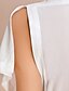 Χαμηλού Κόστους TS Φορέματα-Λευκό Φόρεμα - Αμάνικο Καλοκαίρι Λευκό