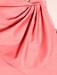 Χαμηλού Κόστους TS Φορέματα-Ροζ Φόρεμα - Αμάνικο Καλοκαίρι Ροζ