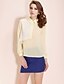 cheap TS Tops-TS Color Block Structure Blouse Shirt