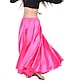 זול הלבשה לריקודי בטן-Dancewear Satin Belly Dance Performance Skirt For Ladies More Colors