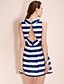cheap TS Dresses-Blue Dress - Sleeveless Summer Blue