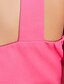 cheap TS Clearance-Dark Pink Dress - Sleeveless Summer Dark Pink