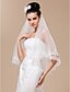 cheap Wedding Veils-Marvelous 1 Layer Fingertip Length Wedding Veil