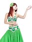 Χαμηλού Κόστους Ρούχα χορού της κοιλιάς-Γυναικεία Μπλούζα και Ζώνη Χορού της Κοιλιάς από Πολυέστερ με Χάντρες Περισσότερα Χρώματα