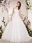cheap Wedding Dresses-Exquisite Ball Gown Strapless Court Train Wedding Gown