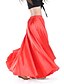 זול הלבשה לריקודי בטן-Dancewear Satin Belly Dance Performance Skirt For Ladies More Colors