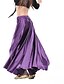 זול הלבשה לריקודי בטן-Dancewear Satin Belly Dance Performance Skirt For Ladies More Colors