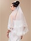 cheap Wedding Veils-Marvelous 1 Layer Fingertip Length Wedding Veil