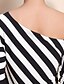 cheap TS Tops-TS Striped Off-the-shoulder Blouse Shirt(More Color)