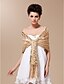 cheap Wraps &amp; Shawls-Shawls Tulle Party Evening / Casual / Office &amp; Career Wedding  Wraps / Shawls With Embroidery