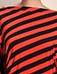 preiswerte TS Kleider-ts Streifen ½ Ärmel Jersey Kleid (weitere Farben)