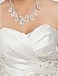 baratos Vestidos de Casamento-Vestidos de noiva Cauda Corte Sereia Sem Alças Decote Princesa Cetim Com Miçangas Apliques 2023 Primavera Vestidos de noiva