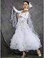 abordables Tenues de danse de salon-Danse de Salon Robes Femme Utilisation Spandex / Tulle Manches 3/4 / Danse moderne