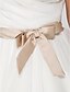זול שמלות כלה-שמלות חתונה נשף לב (סוויטהארט) סטרפלס שובל קורט שיפון שמלות כלה עם פפיון סרט 2023