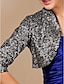 cheap Wraps &amp; Shawls-Coats / Jackets Sequined Party Evening Wedding  Wraps With