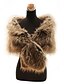 cheap Wraps &amp; Shawls-Elegant Long-Haired Faux Fur Fox Fur Special Occasion Shawl (More Colors)