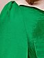 preiswerte TS Oberteile-ts Kontrastfarbe Bogen Manschette Girly Shirt Bluse
