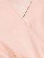 cheap TS Dresses-Pink Dress - Long Sleeve Summer Pink