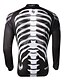 cheap Women&#039;s Cycling Clothing-SPAKCT Men&#039;s Long Sleeve Cycling Jersey Winter Polyester Black / White Skeleton Bike Jersey Top Mountain Bike MTB Road Bike Cycling Thermal / Warm Breathable Quick Dry Sports Clothing Apparel
