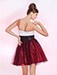 cheap Special Occasion Dresses-Ball Gown Holiday Homecoming Cocktail Party Dress Strapless Sleeveless Short / Mini Tulle with Bow(s) Appliques 2022