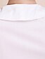 זול TS חלק עליון-TS Ruffle Neckline 3/4 Sleeve Blouse Shirt