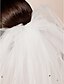 cheap Wedding Veils-Four-tier Tulle Cut Edge Fingertip Wedding Veil With Sequin