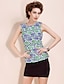 cheap TS Tops-TS Baroque Style Grid Print Sleeveless Blouse Shirt (More Colors)