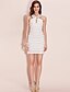 cheap TS Clearance-White Dress - Sleeveless Summer White