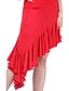 cheap Latin Dancewear-Latin Dance Skirt Women&#039;s Training Polyester Ruffles Natural