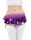 cheap Belly Dancewear-Dancewear Chiffon With 88 Copper Coins Belly Dance Hip Scarf for Ladies More Colors