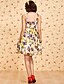 cheap TS Dresses-Yellow Dress - Sleeveless Summer Vintage Yellow