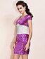 cheap TS Dresses-Purple Dress - Short Sleeve Summer Purple