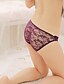 Недорогие Сексуальные боди-Women&#039;s Lace Ultra Sexy Panty - Petite, Solid Colored Natural Purple Red Fuchsia
