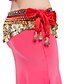 cheap Dance Accessories-Belly Dance Hip Scarf Coin Beading Women&#039;s Performance Polyester