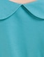 billige TS® Kjoler-ts brettet krage 3/4 erme kjolen (flere farger)